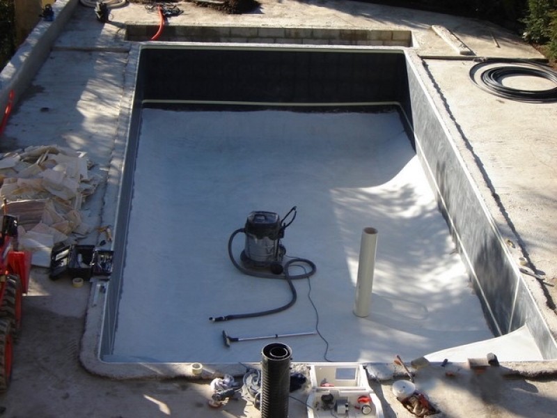 Préparation chantier avant pose PVC armé